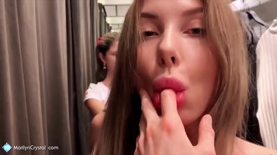 سملینگک مشت زنی کرتے ہیں اور بلی کی دکان کو چاٹتے ہیں - جن جرسن کرسٹل مارلن